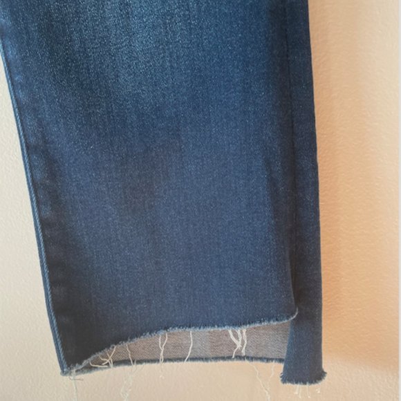 MOTHER | The Insider Crop Step Fray Bootcut Jeans (Home Movies) Size 26 NWT - Picture 7 of 10